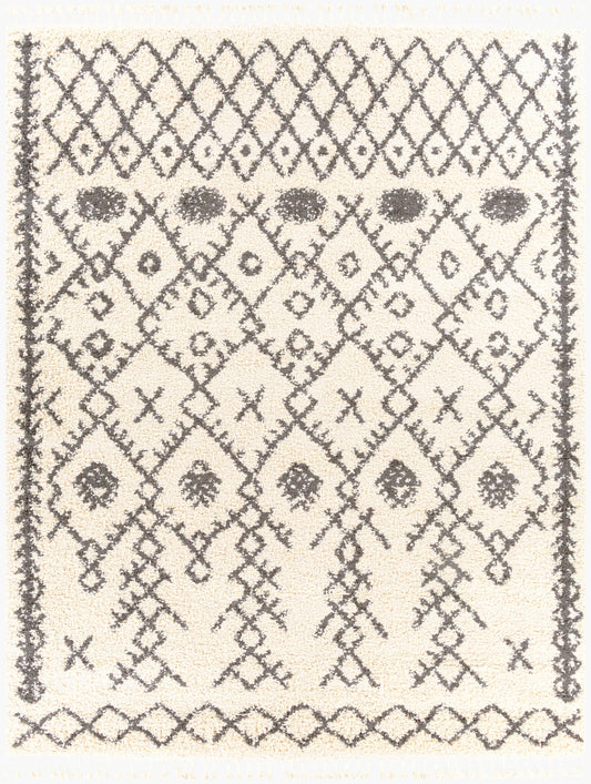 Berber Shag BBE-2302 8' x 10' Machine Woven Area Rug