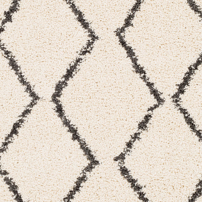 Berber Shag BBE-2303 8ft Square Machine Woven Area Rug