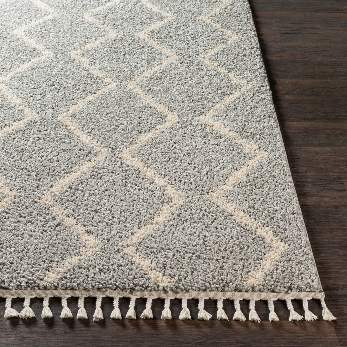 Berber Shag BBE-2304 9' x 12' Machine Woven Area Rug