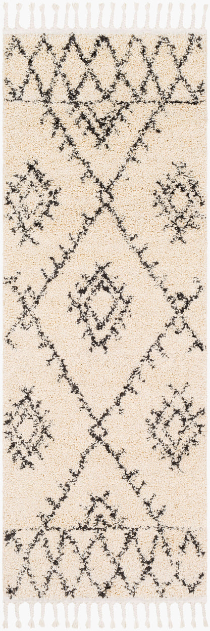 Berber Shag BBE-2305 7ft Runner Machine Woven Runner Rug