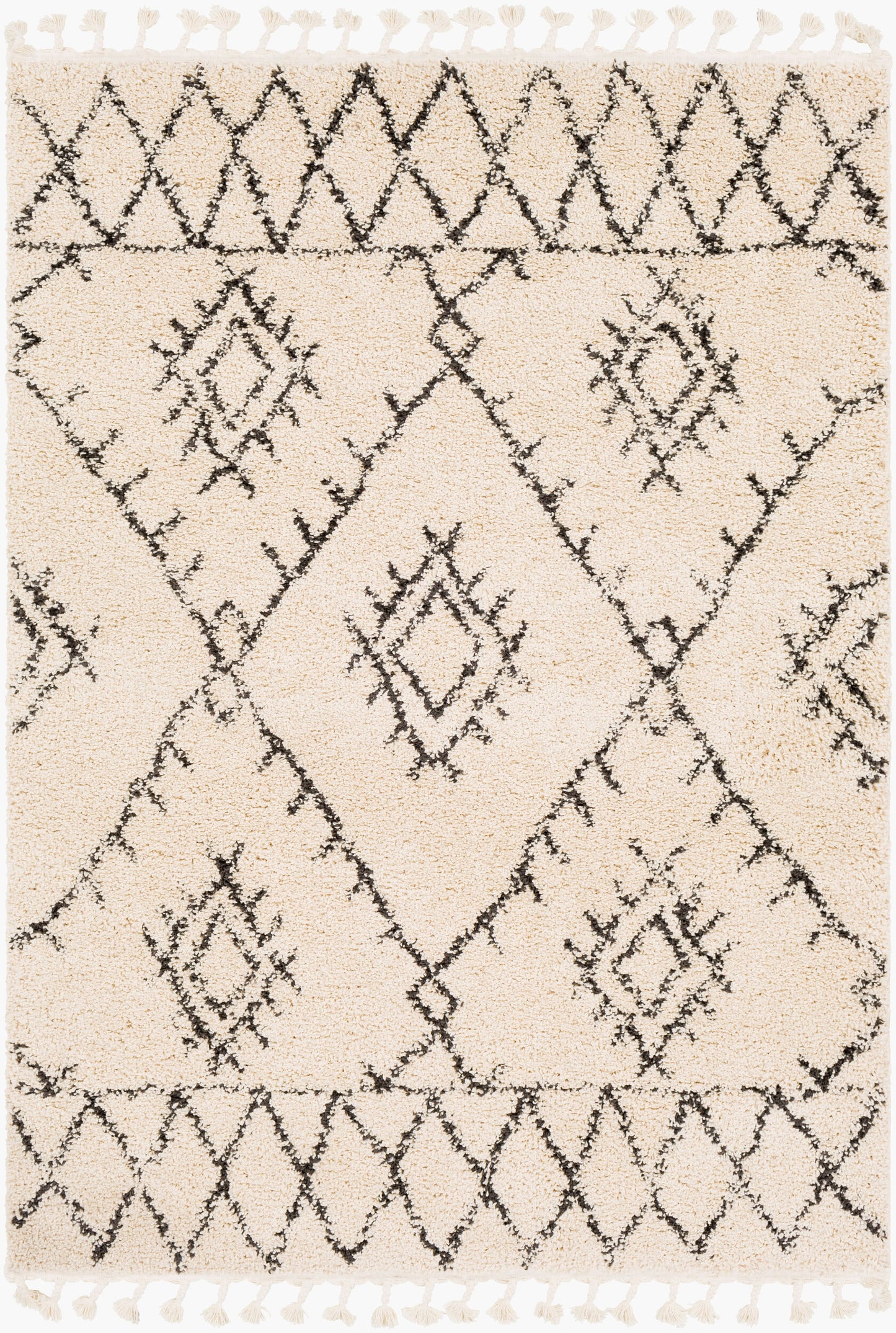 Berber Shag BBE-2305 7' x 9' Machine Woven Area Rug
