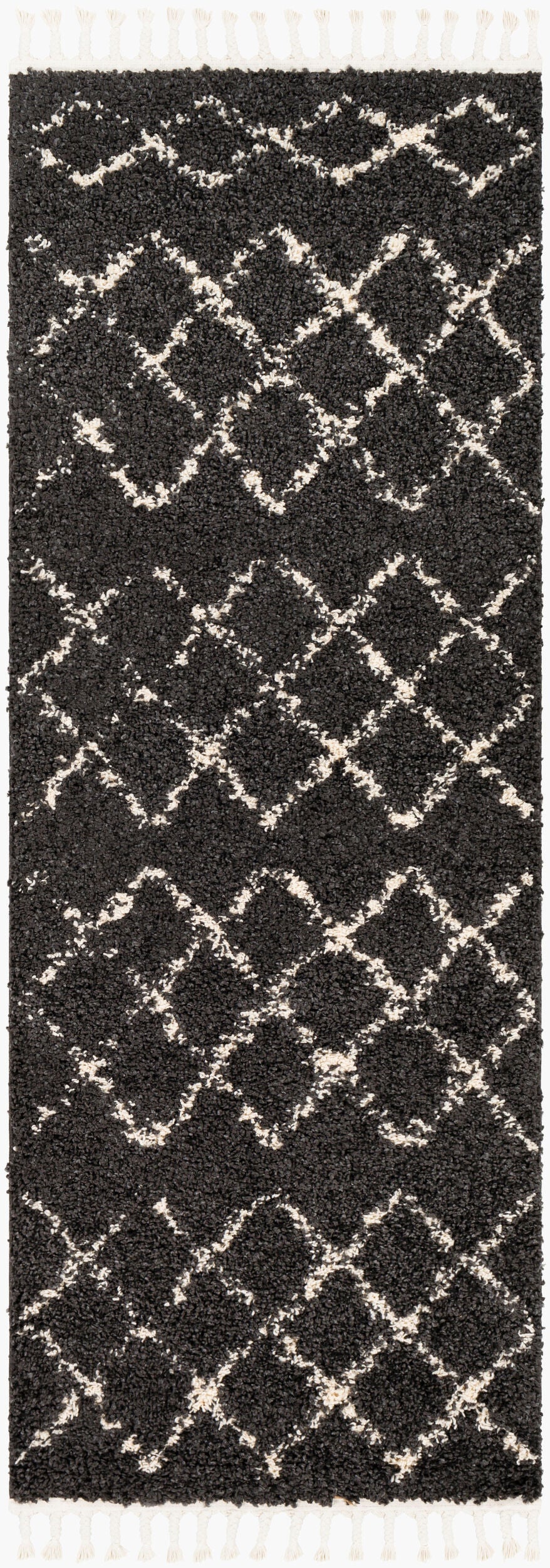 Berber Shag BBE-2307 7ft Runner Machine Woven Runner Rug