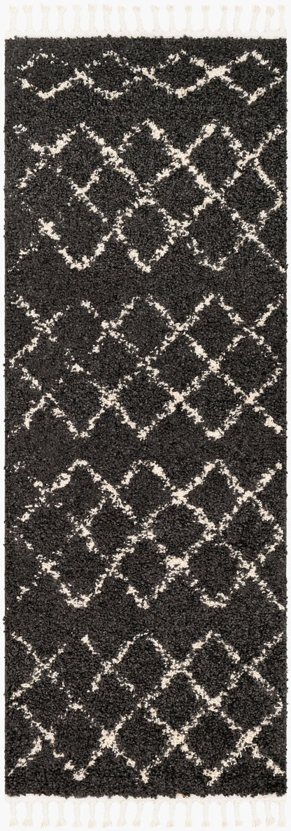 Berber Shag BBE-2307 7ft Runner Machine Woven Runner Rug