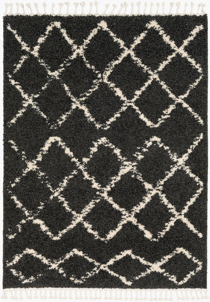 Berber Shag BBE-2307 6' x 9' Machine Woven Area Rug