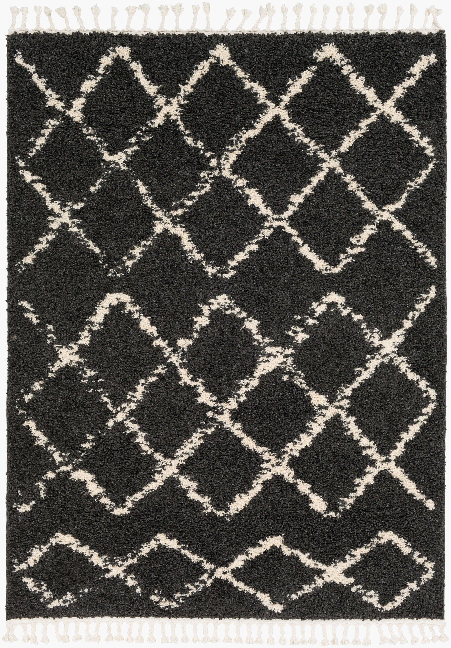 Berber Shag BBE-2307 5' x 7' Machine Woven Area Rug