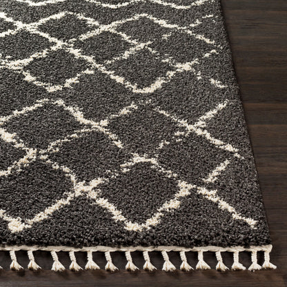 Alfombra decorativa tejida a máquina Berber Shag BBE-2307 de 90 x 150 cm