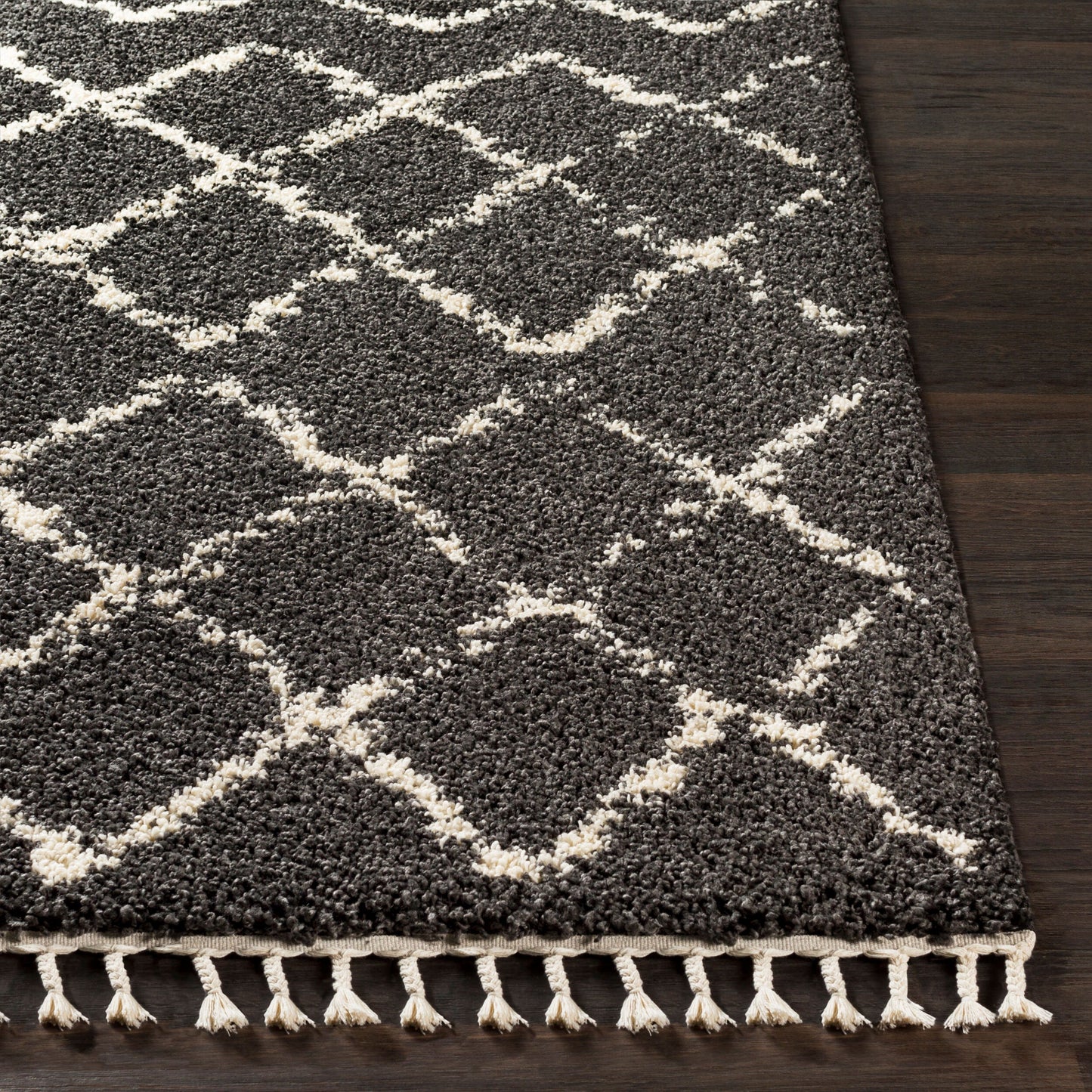 Berber Shag BBE-2307 7ft Runner Machine Woven Runner Rug