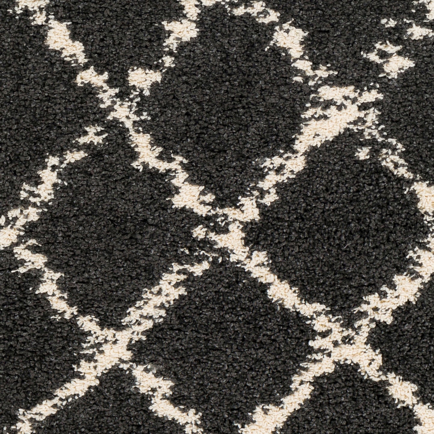 Alfombra decorativa tejida a máquina Berber Shag BBE-2307 de 90 x 150 cm