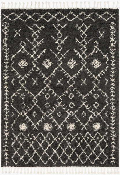 Berber Shag BBE-2308 3' x 5' Machine Woven Accent Rug