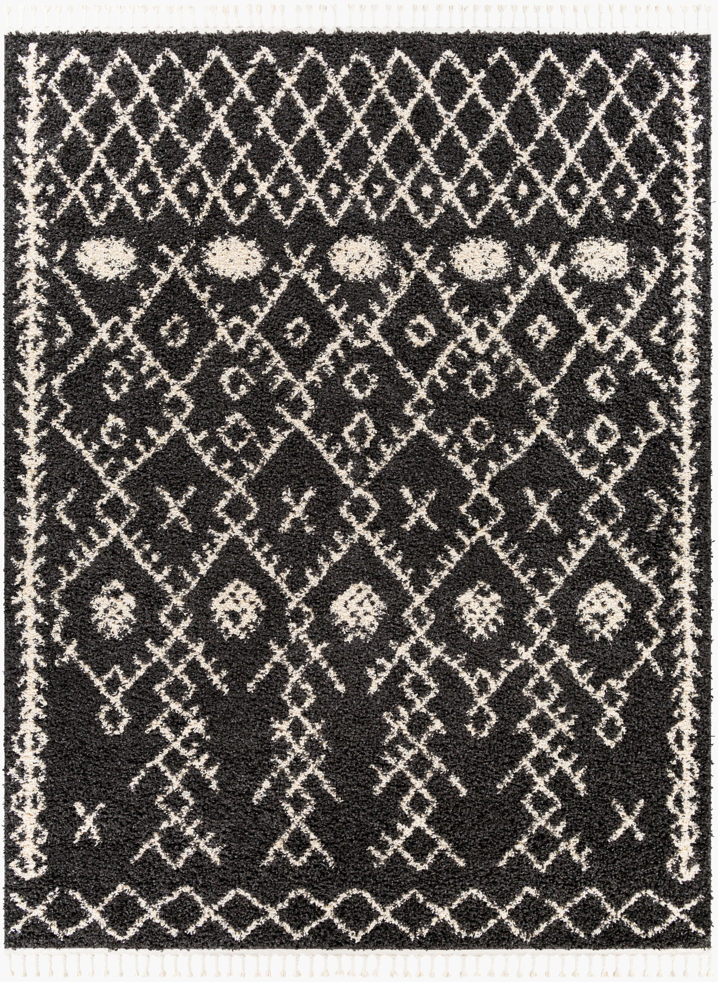 Berber Shag BBE-2308 8' x 10' Machine Woven Area Rug