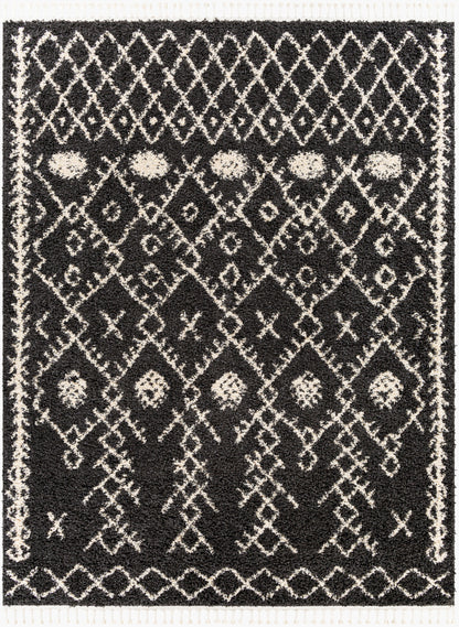 Berber Shag BBE-2308 8' x 10' Machine Woven Area Rug
