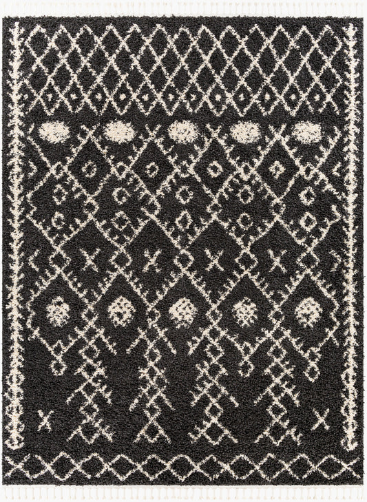 Berber Shag BBE-2308 8' x 10' Machine Woven Area Rug