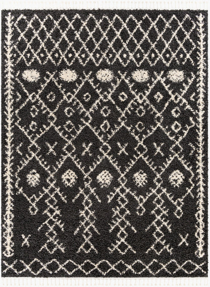 Berber Shag BBE-2308 8' x 10' Machine Woven Area Rug