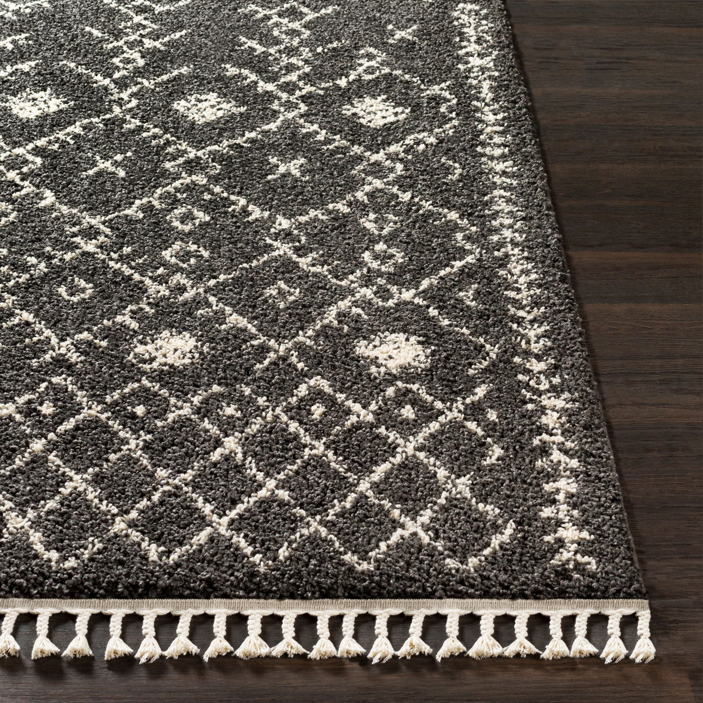 Berber Shag BBE-2308 9' x 12' Machine Woven Area Rug