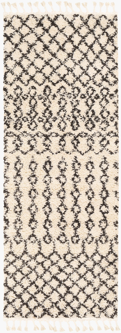 Berber Shag BBE-2309 7ft Runner Machine Woven Runner Rug