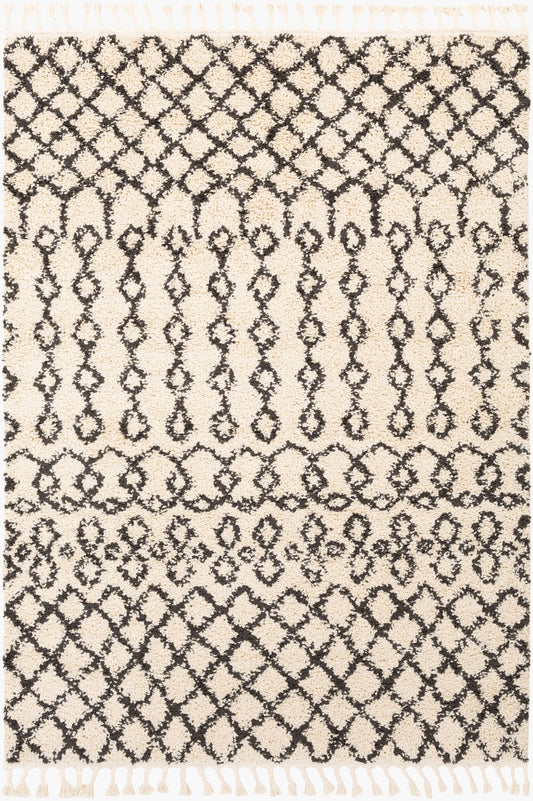 Berber Shag BBE-2309 6' x 9' Machine Woven Area Rug