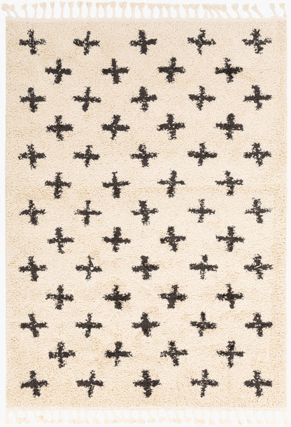 Berber Shag BBE-2310 3' x 5' Machine Woven Accent Rug