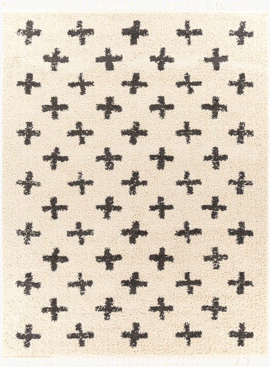 Berber Shag BBE-2310 8' x 10' Machine Woven Area Rug