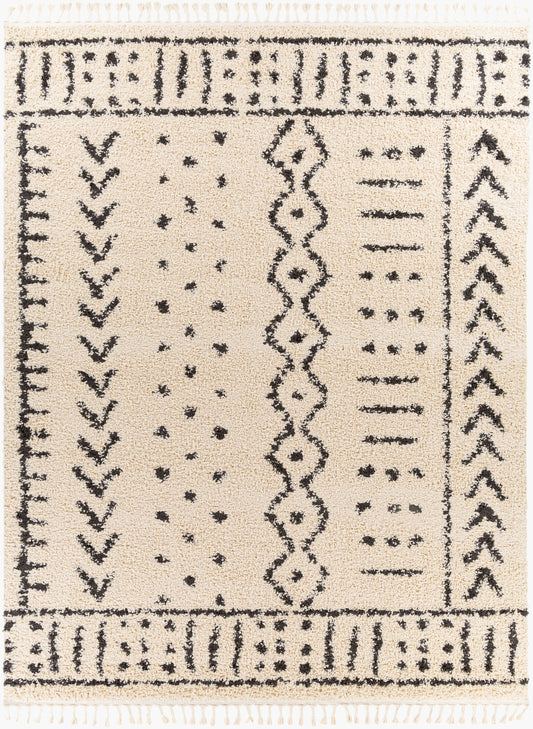 Berber Shag BBE-2311 8' x 10' Machine Woven Area Rug