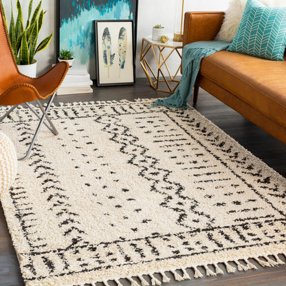 Berber Shag BBE-2311 5' x 7' Machine Woven Area Rug