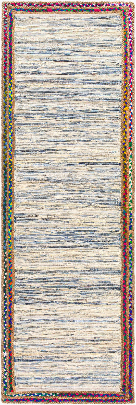 Billie BBI-2301 8ft Runner Handmade Recyled Runner Rug