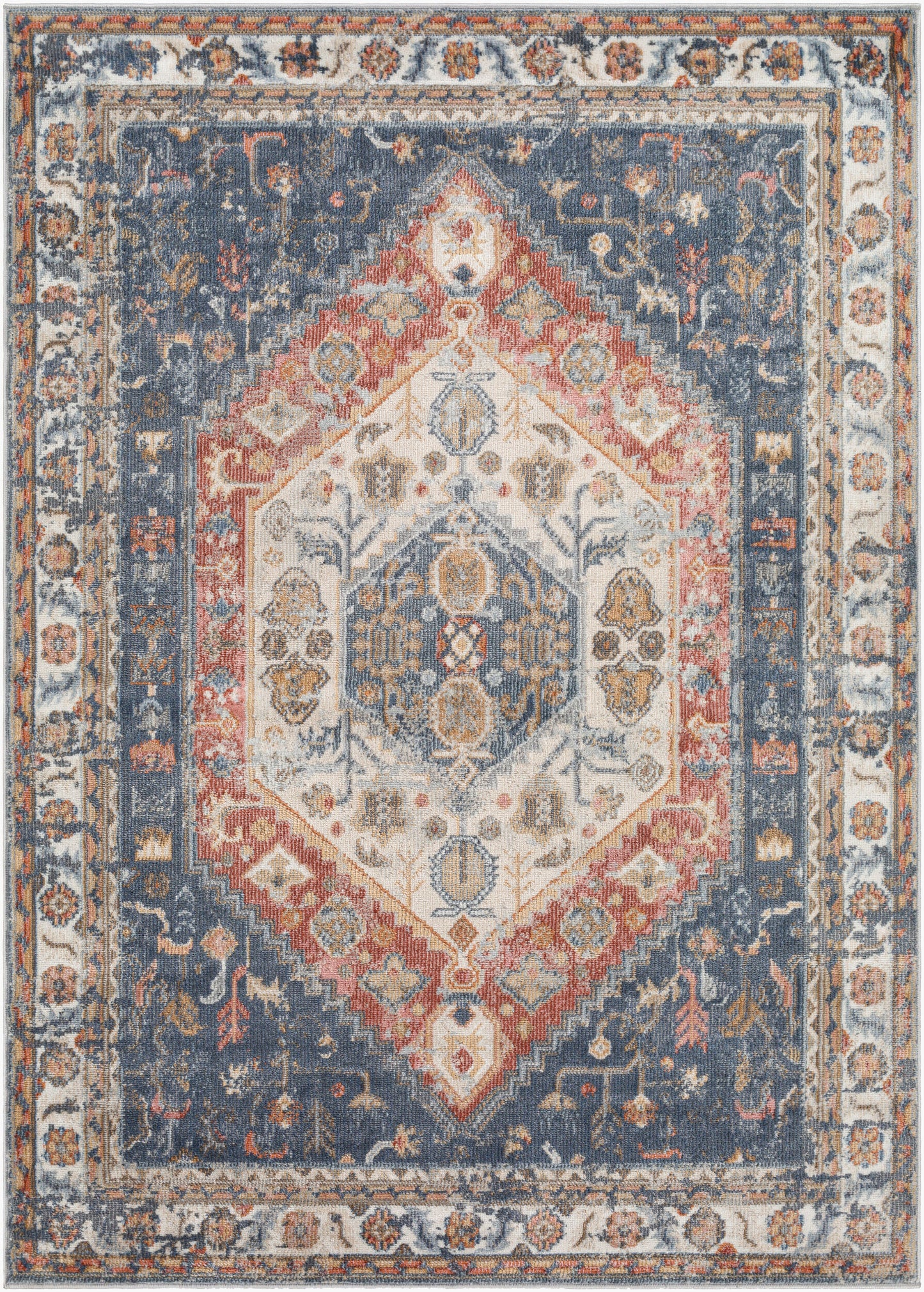 Bilbao BBO-2313 5' x 7' Machine Woven Area Rug