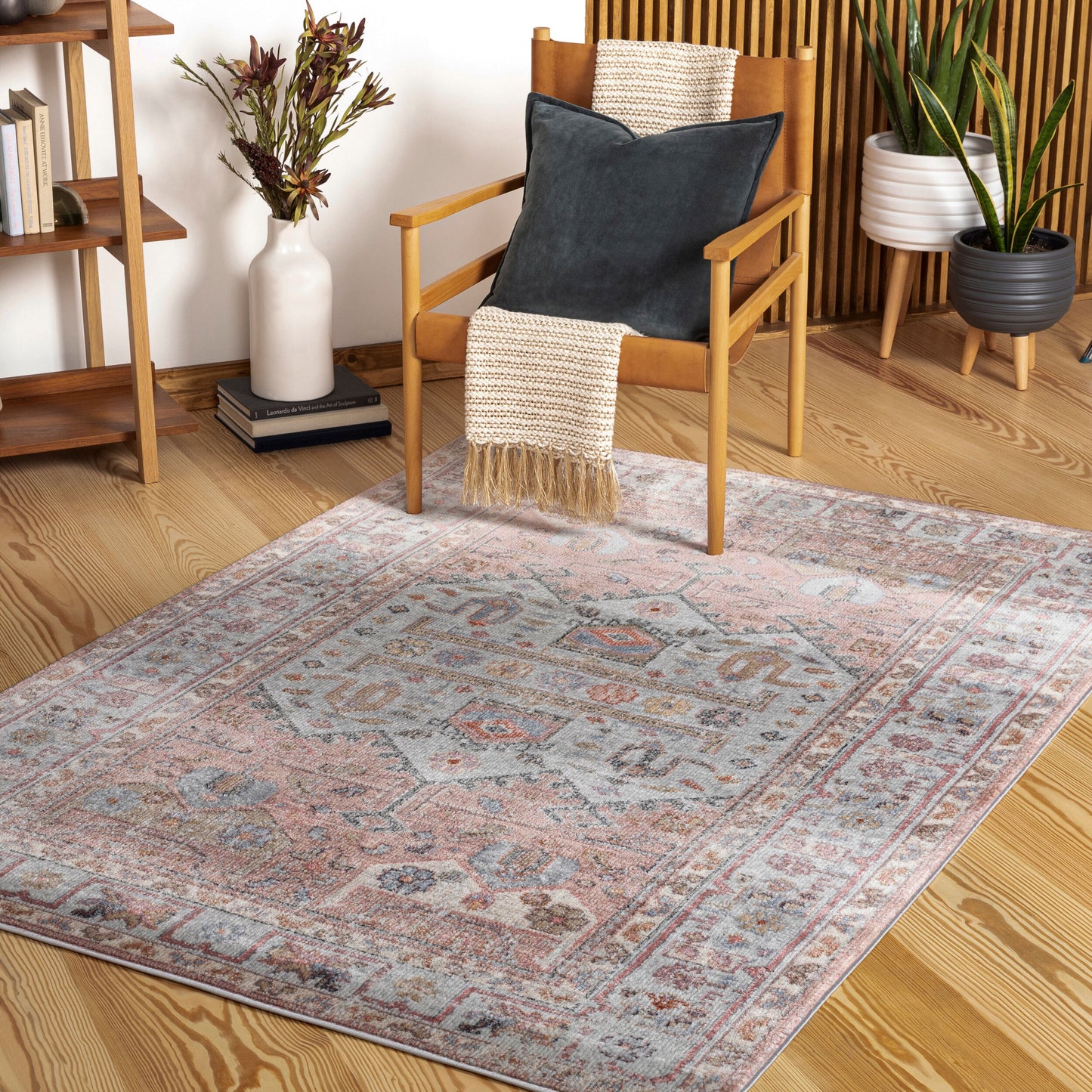 Bilbao BBO-2325 5' x 7' Machine Woven Area Rug