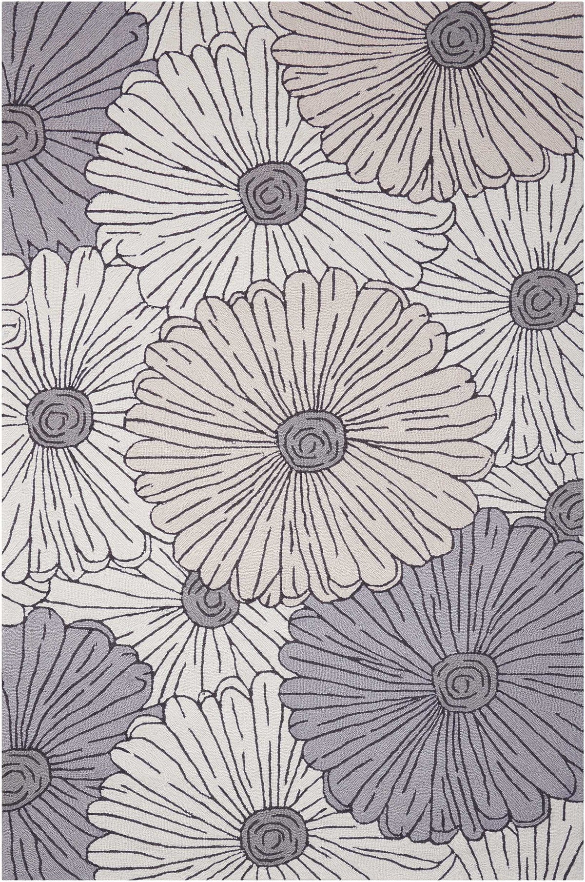 Fantasy FA25 Ivory Multicolor Hooked Rug