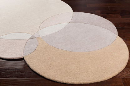 Beck BCK-1007 2' x 3' Handmade Wool Accent Rug