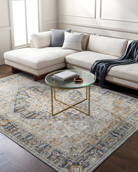 Beckham BCM-2302 7ft Runner Machine Woven Runner Rug