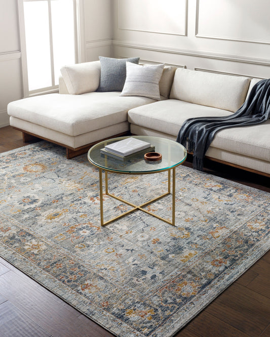 Beckham BCM-2307 7ft Runner Machine Woven Runner Rug