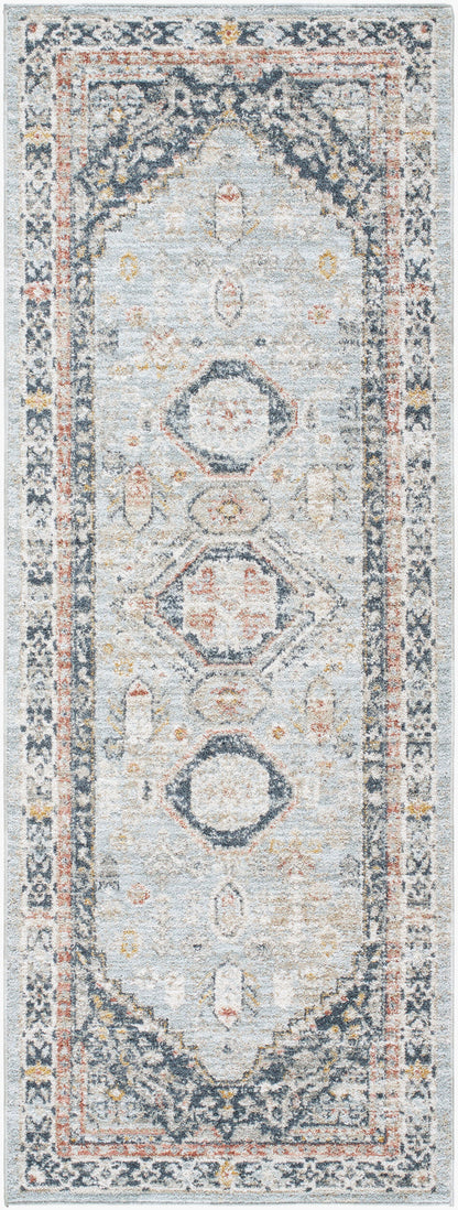 Beckham BCM-2323 7ft Runner Machine Woven Runner Rug