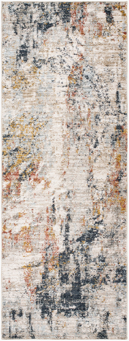 Beckham BCM-2326 7ft Runner Machine Woven Runner Rug