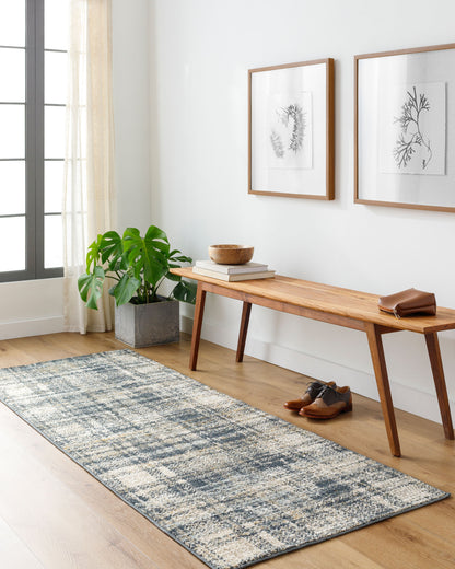 Beckham BCM-2330 7ft Runner Machine Woven Runner Rug