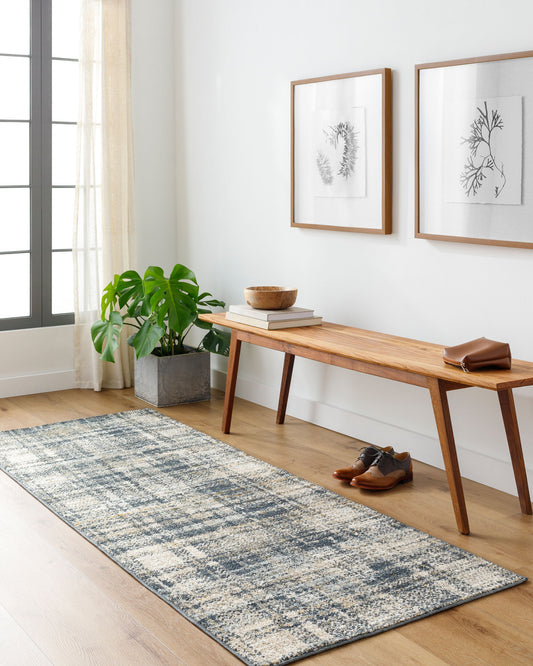 Beckham BCM-2330 7ft Runner Machine Woven Runner Rug