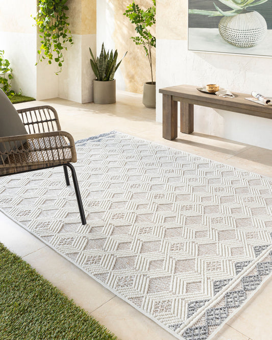 Alfombra tejida a máquina Bouclair BCR-2308 de 1,83 m x 2,74 m
