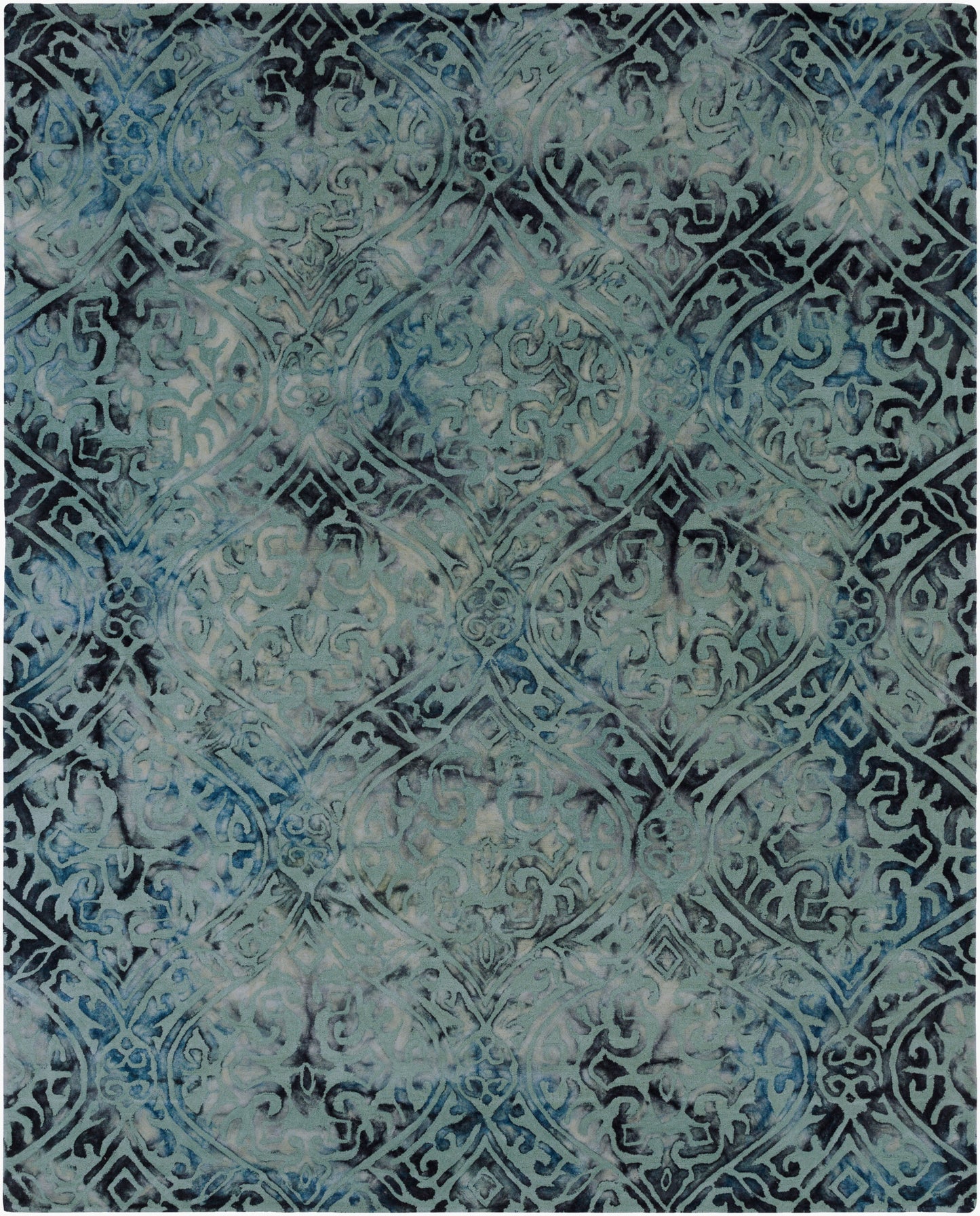 Belladonna BDA-3007 Alfombra de lana hecha a mano de 2,7 x 3,6 m