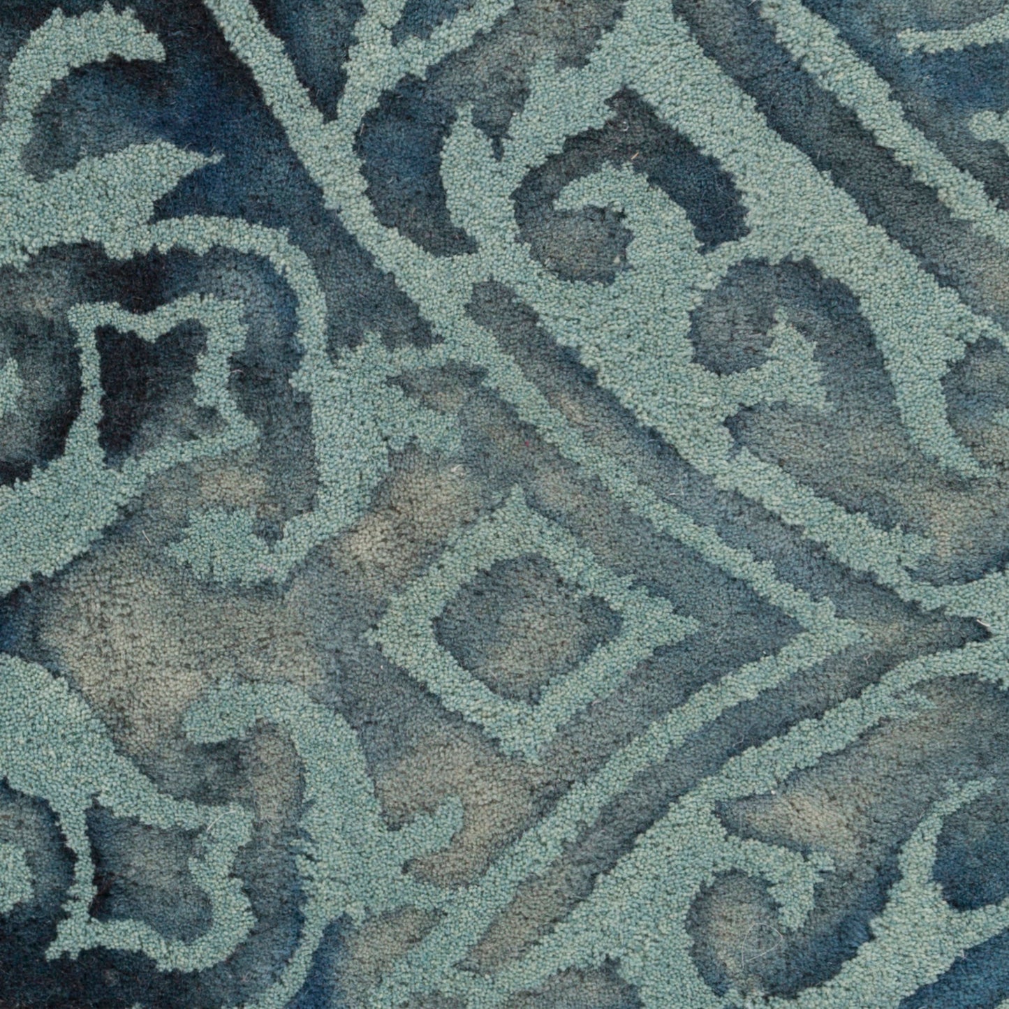 Belladonna BDA-3007 Alfombra de lana hecha a mano de 2,7 x 3,6 m