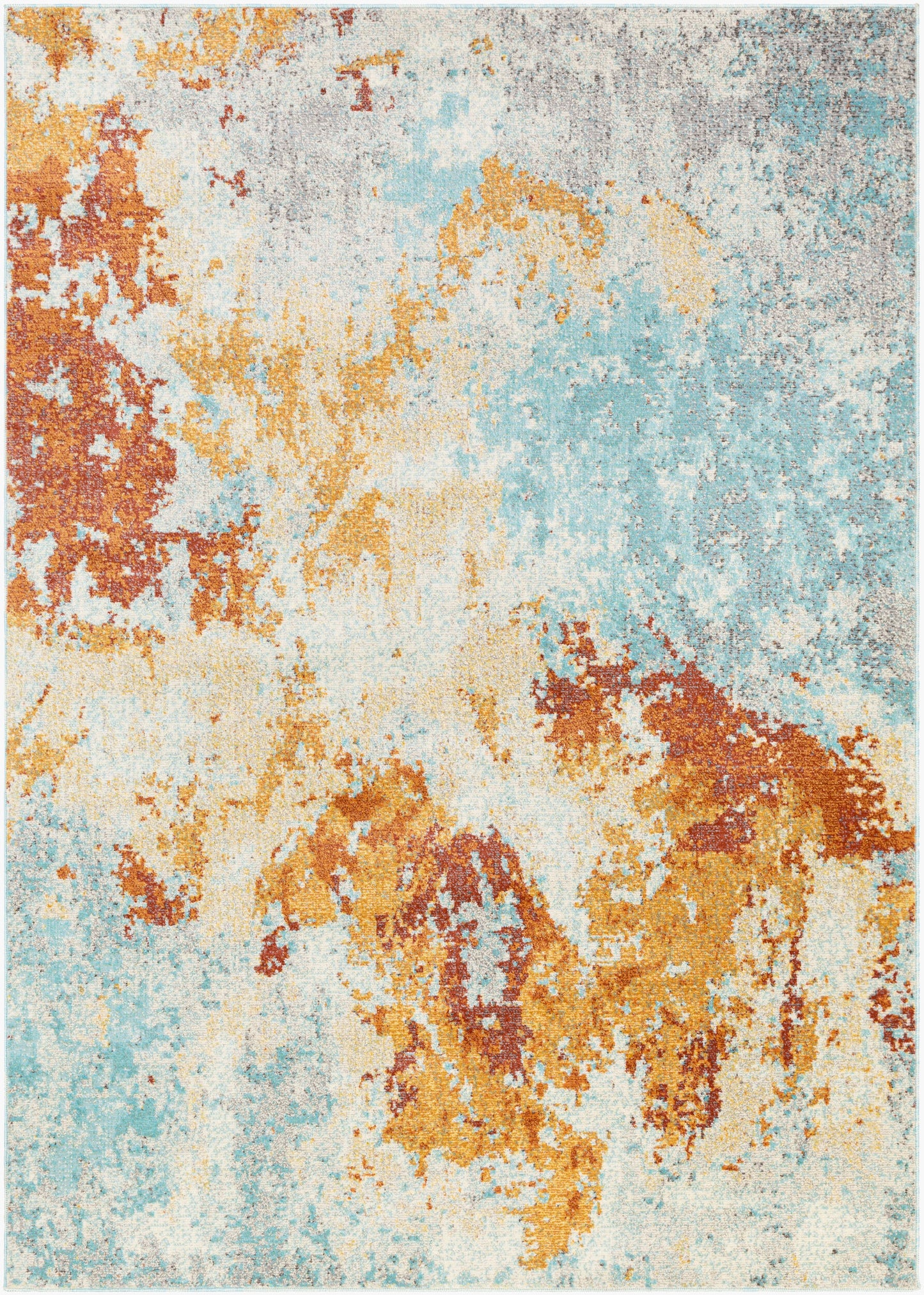 Bodrum BDM-2303 5' x 7' Machine Woven Indoor/Outdoor Area Rug