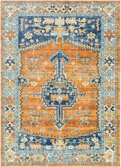 Alfombra tejida a máquina para interior y exterior Bodrum BDM-2310 de 2,7 x 3,6 m
