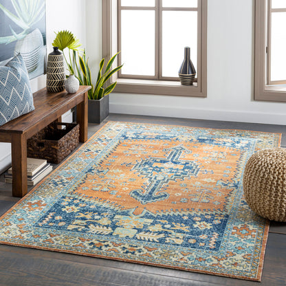 Alfombra tejida a máquina para interior y exterior Bodrum BDM-2310 de 2,7 x 3,6 m