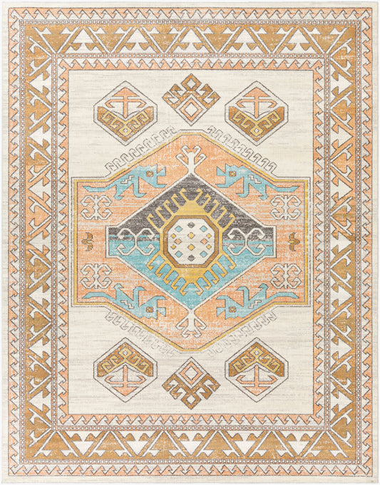 Alfombra tejida a máquina para interior y exterior Bodrum BDM-2313 de 2,44 m x 3,05 m