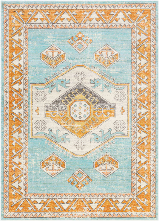 Bodrum BDM-2314 5' x 7' Machine Woven Indoor/Outdoor Area Rug