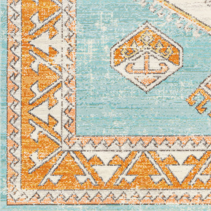 Alfombra tejida a máquina para interior y exterior Bodrum BDM-2314 de 2,13 m x 2,74 m