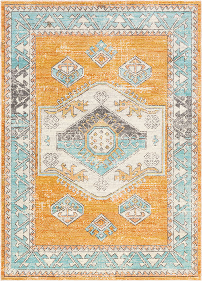 Alfombra tejida a máquina para interior y exterior Bodrum BDM-2315 de 2,13 m x 2,74 m