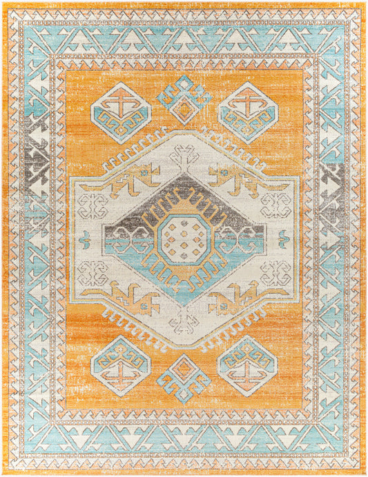 Alfombra tejida a máquina para interior y exterior Bodrum BDM-2315 de 2,44 m x 3,05 m