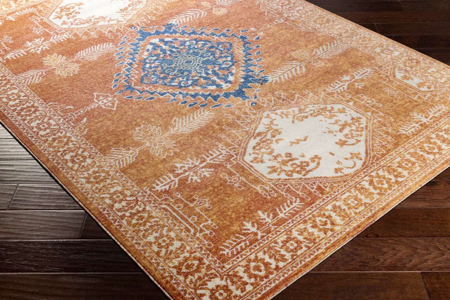 Alfombra tejida a máquina para interior y exterior Bodrum BDM-2318 de 2,13 m x 2,74 m