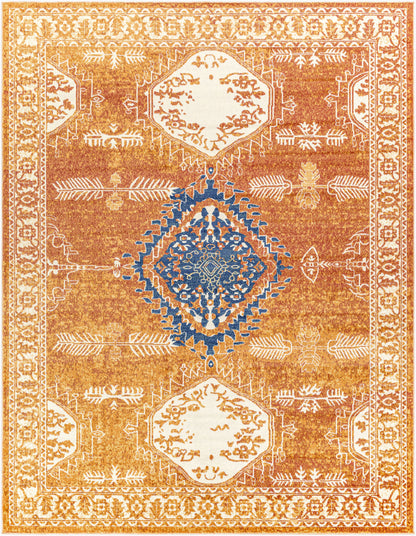 Alfombra tejida a máquina para interior y exterior Bodrum BDM-2318 de 2,44 m x 3,05 m