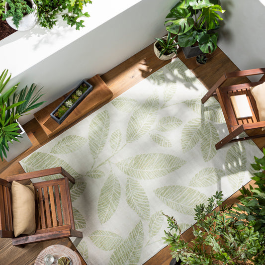 Bodrum BDM-2320 9' x 12' Machine Woven Indoor/Outdoor Area Rug