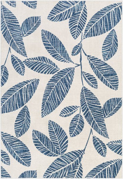 Alfombra tejida a máquina para interior y exterior Bodrum BDM-2321 de 2,13 m x 2,74 m